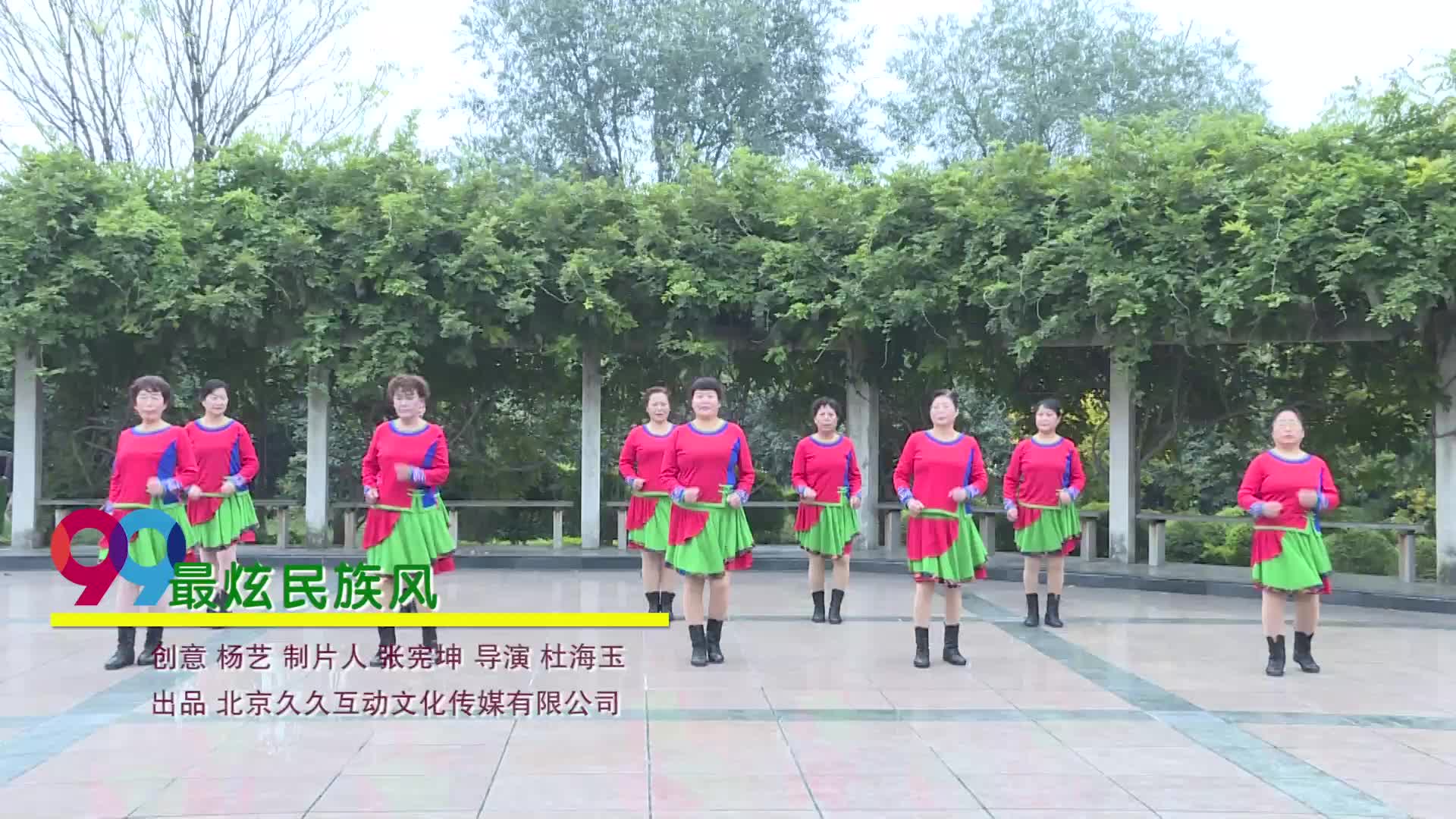 荥阳市广场夕阳美舞蹈三队最炫民族风-团队演示