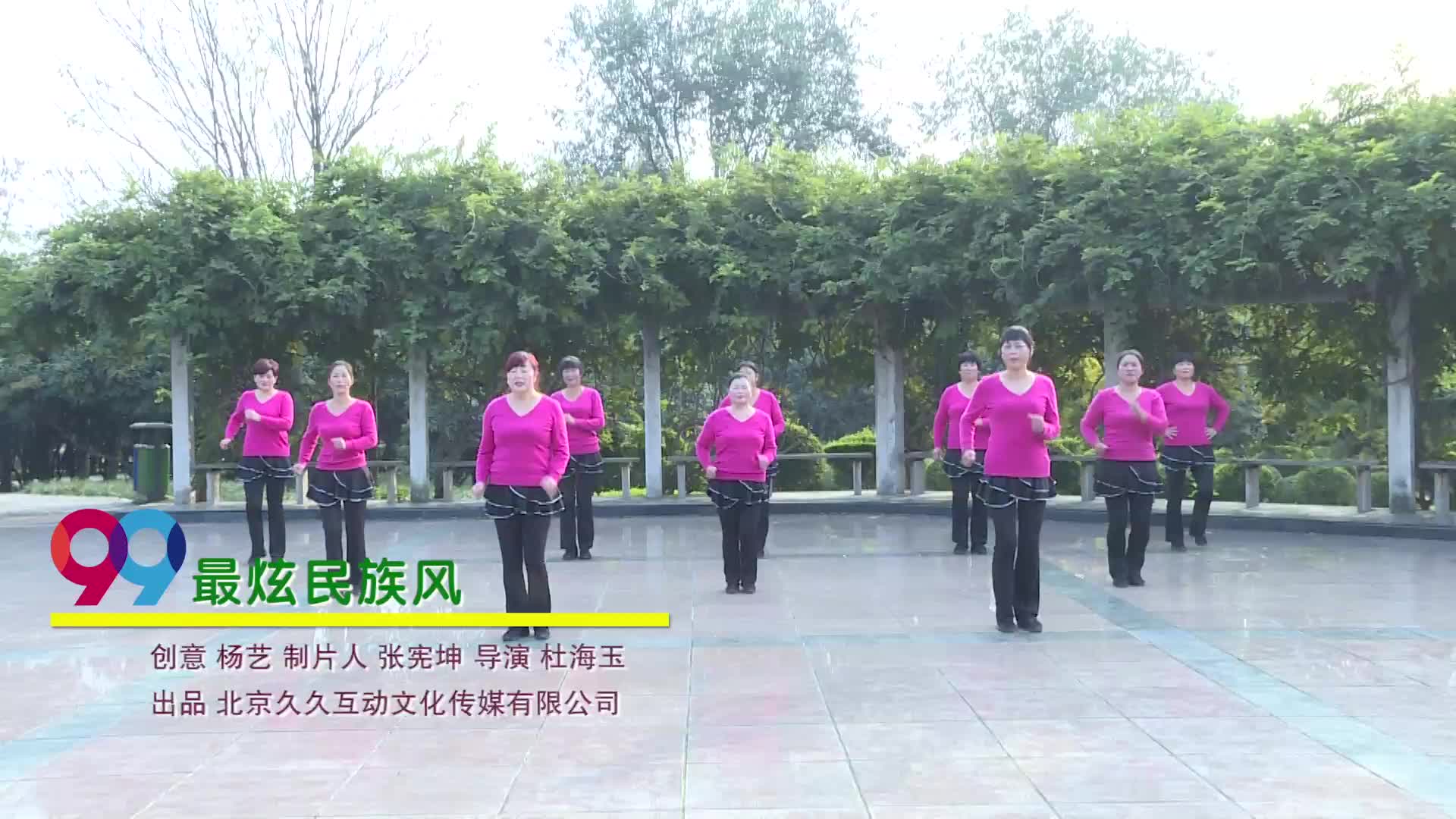 荥阳市高村富兴舞团1队最炫民族风-团队演示